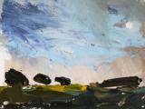 0983	Summer Evening, Above Helmsley	180x240mm	Oil on Board £350